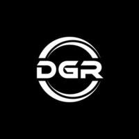 DGR Logo Design, Inspiration for a Unique Identity. Modern Elegance and Creative Design. Watermark Your Success with the Striking this Logo. vector