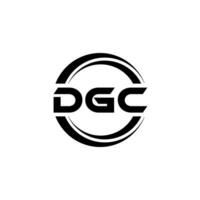 dgc logo diseño, inspiración para un único identidad. moderno elegancia y creativo diseño. filigrana tu éxito con el sorprendentes esta logo. vector