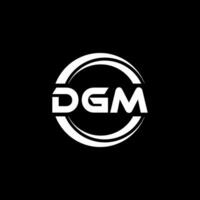 DGM Logo Design, Inspiration for a Unique Identity. Modern Elegance and Creative Design. Watermark Your Success with the Striking this Logo. vector