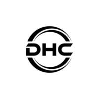 dhc logo diseño, inspiración para un único identidad. moderno elegancia y creativo diseño. filigrana tu éxito con el sorprendentes esta logo. vector