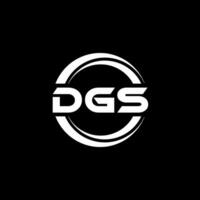 dgs logo diseño, inspiración para un único identidad. moderno elegancia y creativo diseño. filigrana tu éxito con el sorprendentes esta logo. vector