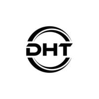 dht logo diseño, inspiración para un único identidad. moderno elegancia y creativo diseño. filigrana tu éxito con el sorprendentes esta logo. vector