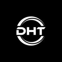 DHT Logo Design, Inspiration for a Unique Identity. Modern Elegance and Creative Design. Watermark Your Success with the Striking this Logo. vector