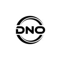 DNO Logo Design, Inspiration for a Unique Identity. Modern Elegance and Creative Design. Watermark Your Success with the Striking this Logo. vector