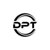 DPT Logo Design, Inspiration for a Unique Identity. Modern Elegance and Creative Design. Watermark Your Success with the Striking this Logo. vector