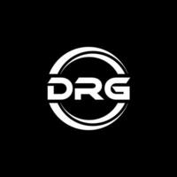 drg logo diseño, inspiración para un único identidad. moderno elegancia y creativo diseño. filigrana tu éxito con el sorprendentes esta logo. vector