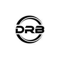 drb logo diseño, inspiración para un único identidad. moderno elegancia y creativo diseño. filigrana tu éxito con el sorprendentes esta logo. vector
