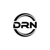 DRN Logo Design, Inspiration for a Unique Identity. Modern Elegance and Creative Design. Watermark Your Success with the Striking this Logo. vector