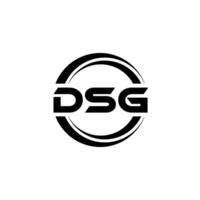 dsg logo diseño, inspiración para un único identidad. moderno elegancia y creativo diseño. filigrana tu éxito con el sorprendentes esta logo. vector