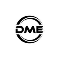 dme logo diseño, inspiración para un único identidad. moderno elegancia y creativo diseño. filigrana tu éxito con el sorprendentes esta logo. vector