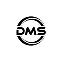 dms logo diseño, inspiración para un único identidad. moderno elegancia y creativo diseño. filigrana tu éxito con el sorprendentes esta logo. vector