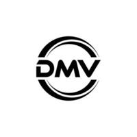 dmv logo diseño, inspiración para un único identidad. moderno elegancia y creativo diseño. filigrana tu éxito con el sorprendentes esta logo. vector