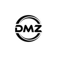 dmz logo diseño, inspiración para un único identidad. moderno elegancia y creativo diseño. filigrana tu éxito con el sorprendentes esta logo. vector