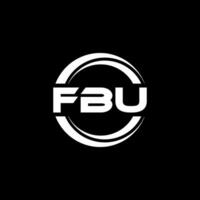 FBU Logo Design, Inspiration for a Unique Identity. Modern Elegance and Creative Design. Watermark Your Success with the Striking this Logo. vector