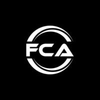 FCA Logo Design, Inspiration for a Unique Identity. Modern Elegance and Creative Design. Watermark Your Success with the Striking this Logo. vector