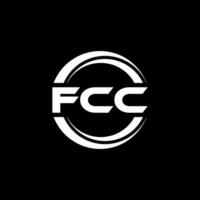 FCC Logo Design, Inspiration for a Unique Identity. Modern Elegance and Creative Design. Watermark Your Success with the Striking this Logo. vector
