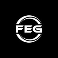 FEG Logo Design, Inspiration for a Unique Identity. Modern Elegance and Creative Design. Watermark Your Success with the Striking this Logo. vector