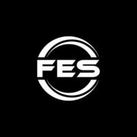 FES Logo Design, Inspiration for a Unique Identity. Modern Elegance and Creative Design. Watermark Your Success with the Striking this Logo. vector