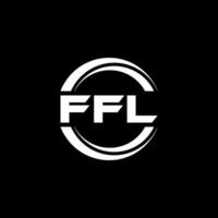 ffl logo diseño, inspiración para un único identidad. moderno elegancia y creativo diseño. filigrana tu éxito con el sorprendentes esta logo. vector