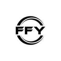 ffy logo diseño, inspiración para un único identidad. moderno elegancia y creativo diseño. filigrana tu éxito con el sorprendentes esta logo. vector