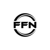 ffn logo diseño, inspiración para un único identidad. moderno elegancia y creativo diseño. filigrana tu éxito con el sorprendentes esta logo. vector