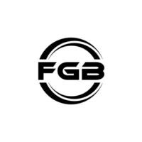 fgb logo diseño, inspiración para un único identidad. moderno elegancia y creativo diseño. filigrana tu éxito con el sorprendentes esta logo. vector