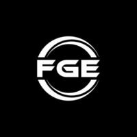 FGE Logo Design, Inspiration for a Unique Identity. Modern Elegance and Creative Design. Watermark Your Success with the Striking this Logo. vector