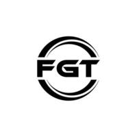 FGT Logo Design, Inspiration for a Unique Identity. Modern Elegance and Creative Design. Watermark Your Success with the Striking this Logo. vector