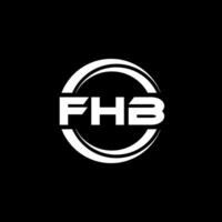 fhb logo diseño, inspiración para un único identidad. moderno elegancia y creativo diseño. filigrana tu éxito con el sorprendentes esta logo. vector