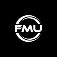 FMU Logo Design, Inspiration for a Unique Identity. Modern Elegance and Creative Design. Watermark Your Success with the Striking this Logo. vector