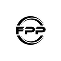 fpp logo diseño, inspiración para un único identidad. moderno elegancia y creativo diseño. filigrana tu éxito con el sorprendentes esta logo. vector