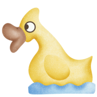 Gelb süß Ente png