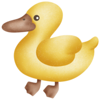 Gelb süß Ente png
