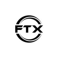 ftx logo diseño, inspiración para un único identidad. moderno elegancia y creativo diseño. filigrana tu éxito con el sorprendentes esta logo. vector