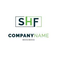 Initial Letter SHF Icon Logo Design Template vector