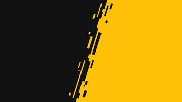 abstract yellow and black background with minimalist and flat design vector