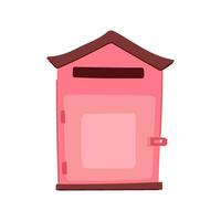 box mailbox mail cartoon vector illustration