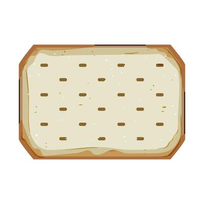 cookie cracker biscuit cartoon vector illustration
