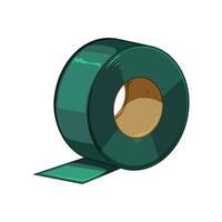 repair electrical tape cartoon vector illustration