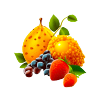 Fruit Composition, png generative ai