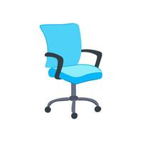 modern office chair cartoon vector illustration