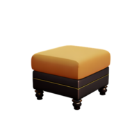 Ottoman 3d with white background png