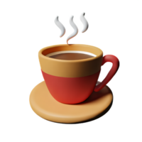 xícara de café com vapor png