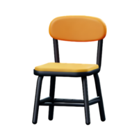 stol isolerad på vit bakgrund png