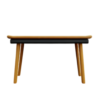 modern tafel en stoel isoleren png