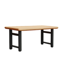 modern tafel en stoel isoleren png