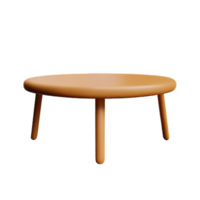 modern Tabelle und Stuhl isolieren png