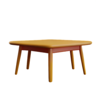 moderne table et chaise isoler png