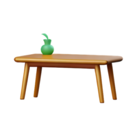 moderno mesa y silla aislar png