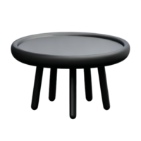 moderno mesa y silla aislar png